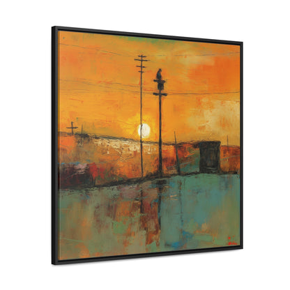 Land of the Sun 48, Valentinii, Gallery Canvas Wraps, Square Frame