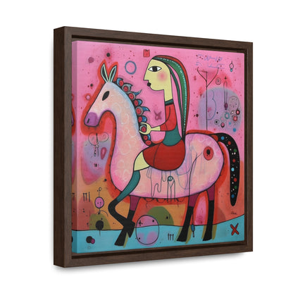 The Dreams of the Child 10, Gallery Canvas Wraps, Square Frame