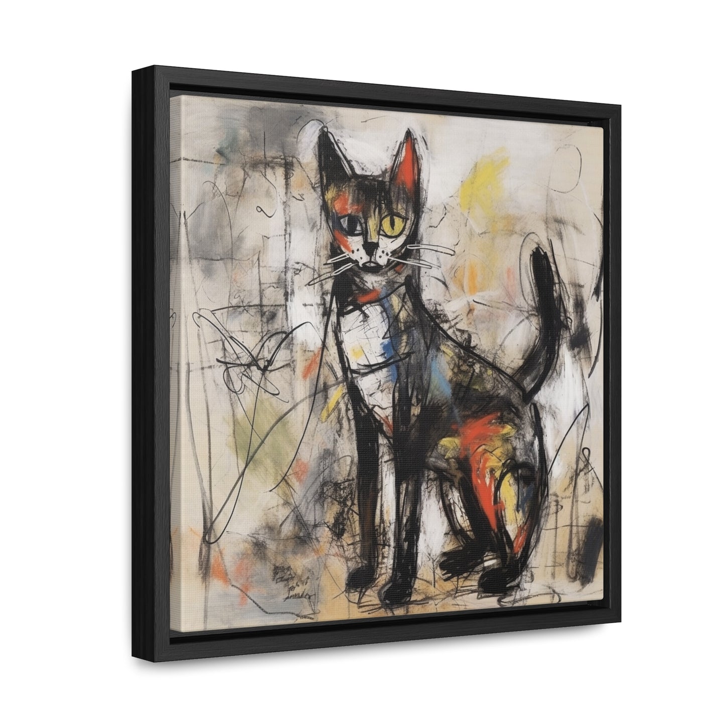 Cat 59, Gallery Canvas Wraps, Square Frame