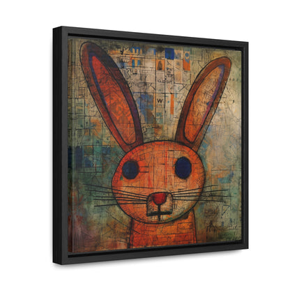 Rabbit, Gallery Canvas Wraps, Square Frame