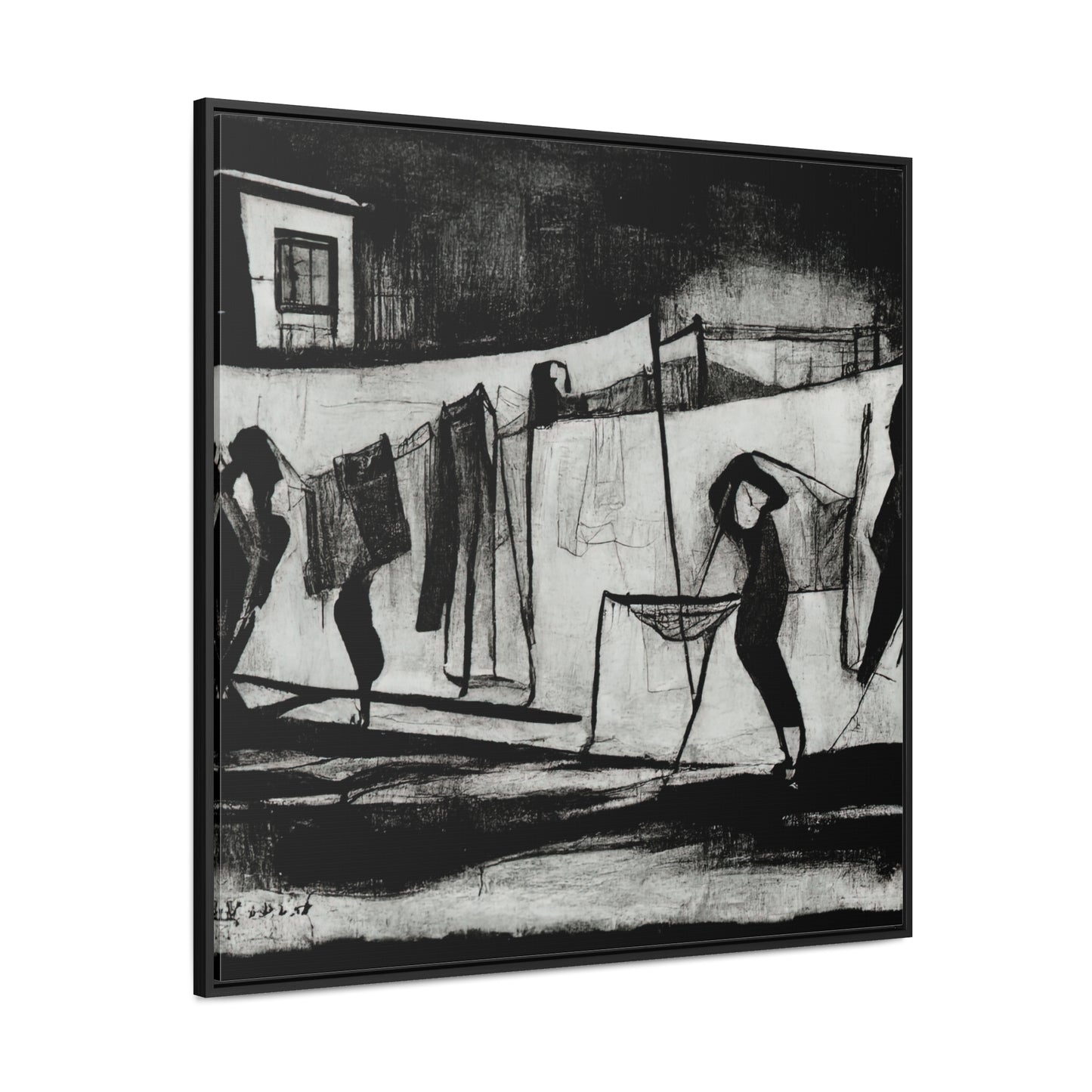 Domestic Memories 37, Valentinii, Gallery Canvas Wraps, Square Frame