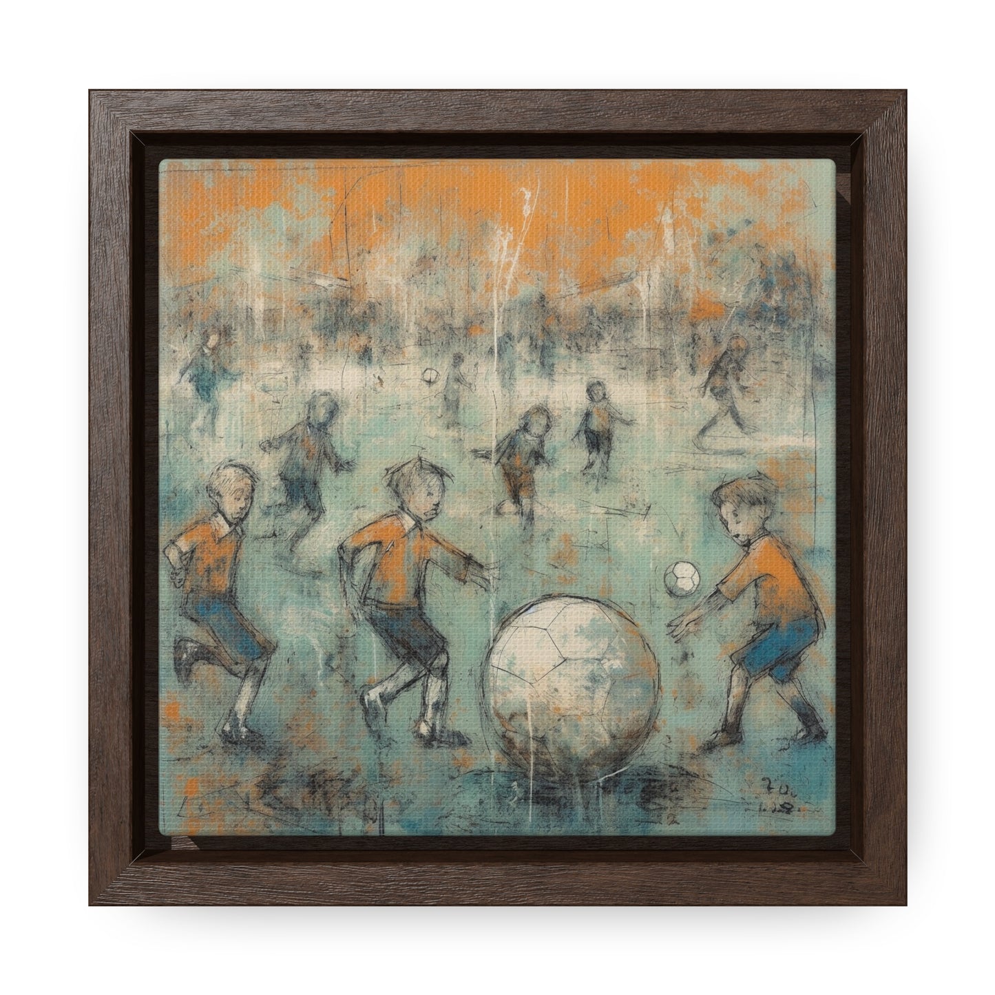 Childhood 26, Gallery Canvas Wraps, Square Frame