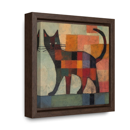 Cat 24, Gallery Canvas Wraps, Square Frame