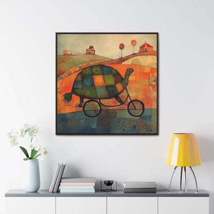 Turtle 13, Gallery Canvas Wraps, Square Frame