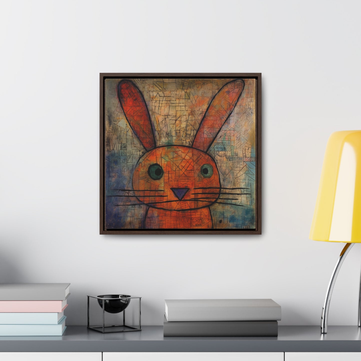 Rabbit 8, Gallery Canvas Wraps, Square Frame