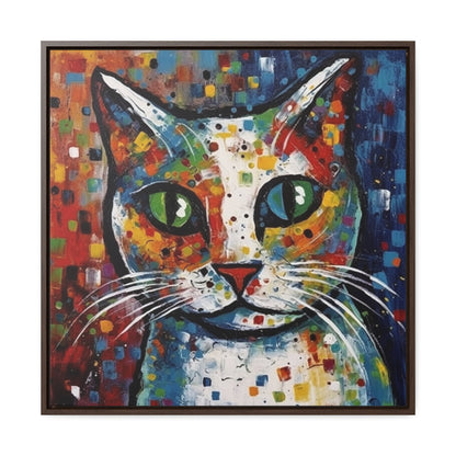 Cat 130, Gallery Canvas Wraps, Square Frame