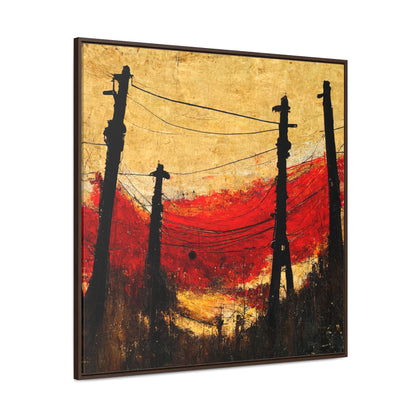 Land of the Sun 22, Valentinii, Gallery Canvas Wraps, Square Frame