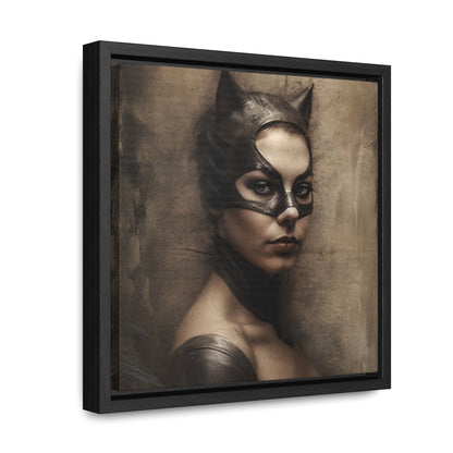 Cat Woman 18, Gallery Canvas Wraps, Square Frame