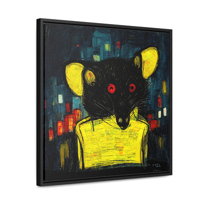 Urban Rat 7, Valentinii, Gallery Canvas Wraps, Square Frame