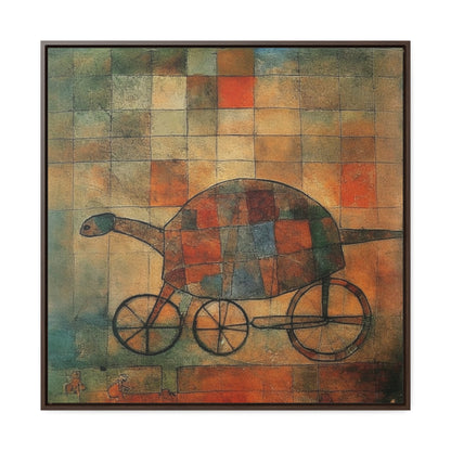 Turtle 4, Gallery Canvas Wraps, Square Frame