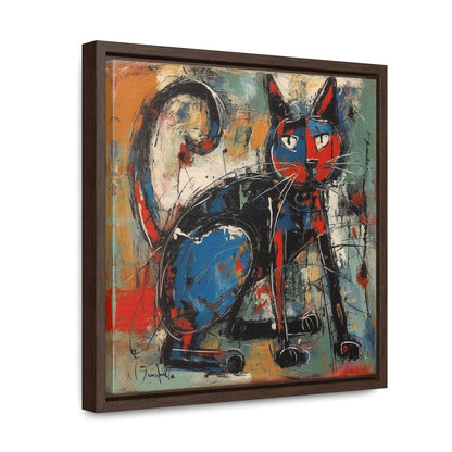 Cat 39, Gallery Canvas Wraps, Square Frame