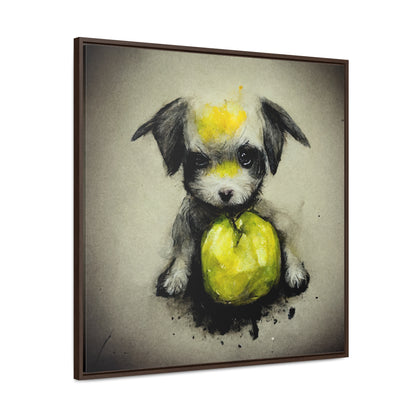 Dogs and Puppies 5, Valentinii, Gallery Canvas Wraps, Square Frame