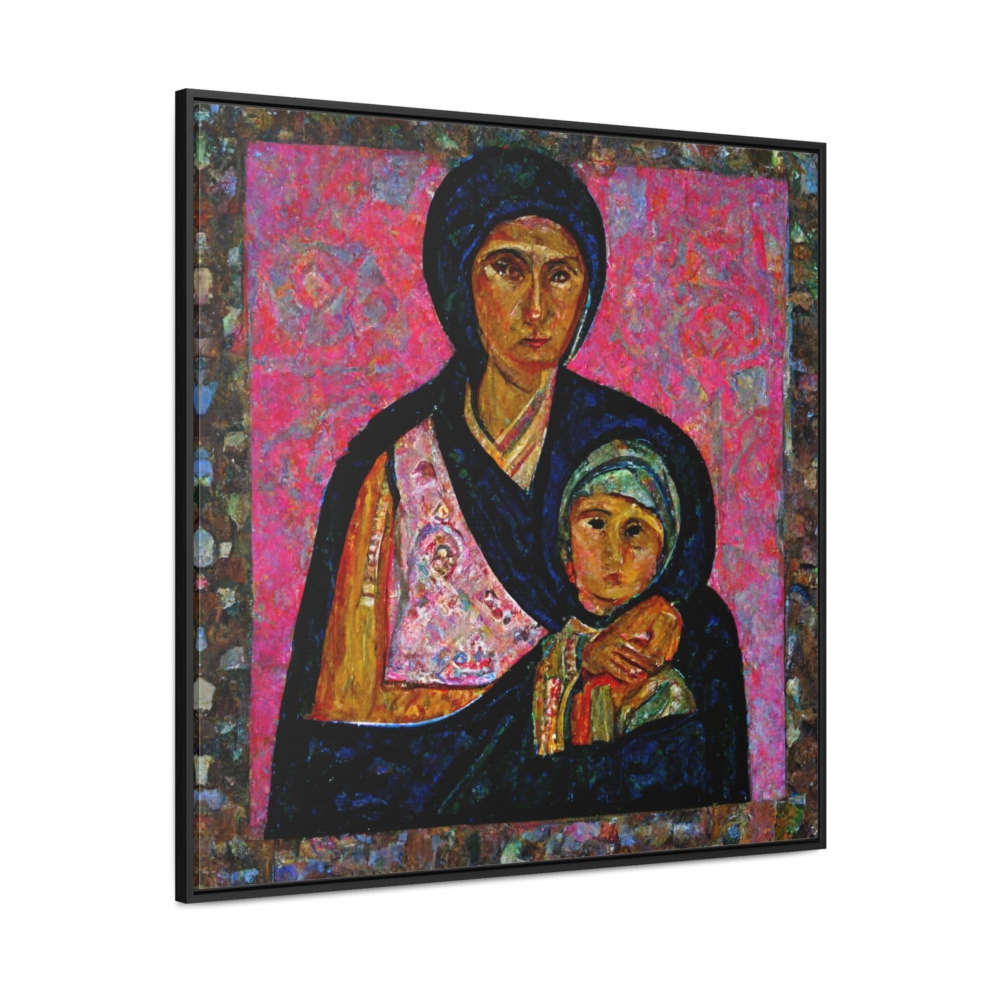 Mary and the Child 20, Valentinii, Gallery Canvas Wraps, Square Frame