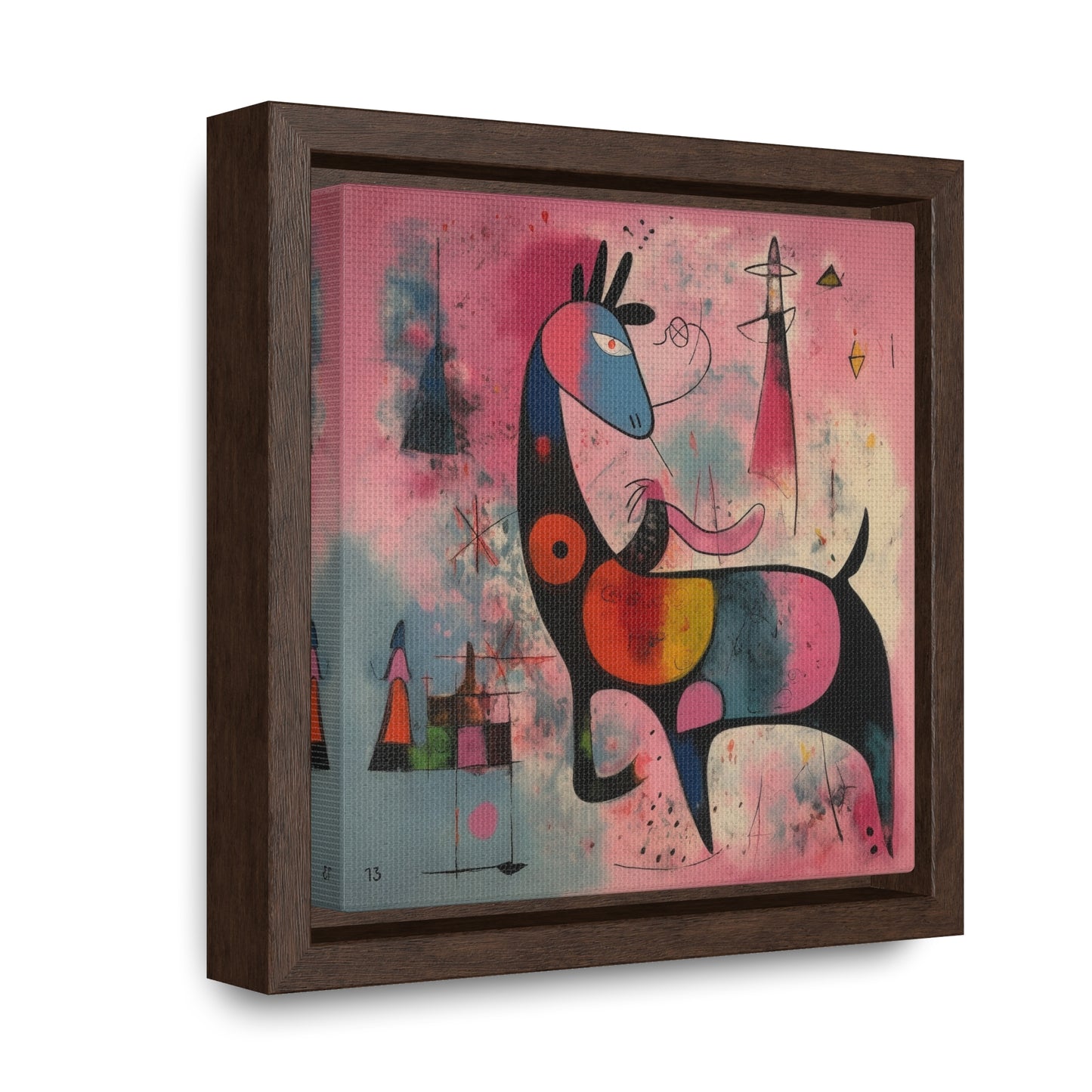 The Dreams of the Child 23, Gallery Canvas Wraps, Square Frame