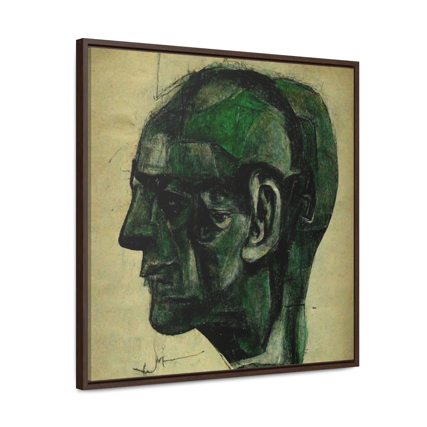 Heads 7, Valentinii, Gallery Canvas Wraps, Square Frame