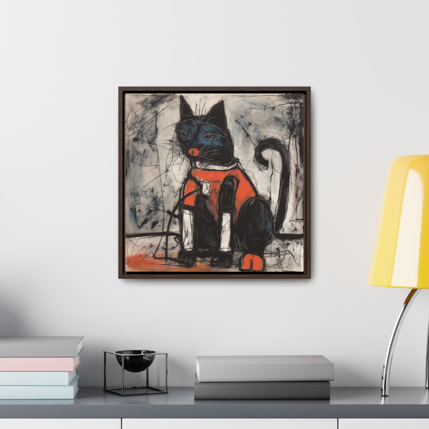 Cat 37, Gallery Canvas Wraps, Square Frame