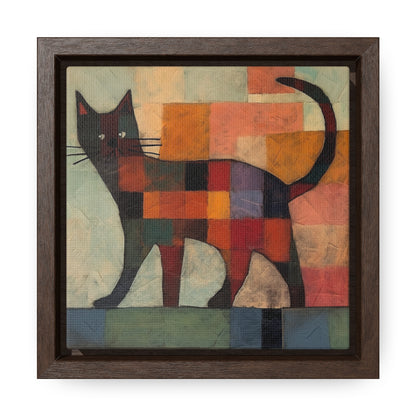 Cat 24, Gallery Canvas Wraps, Square Frame