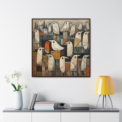 Bird 12, Gallery Canvas Wraps, Square Frame