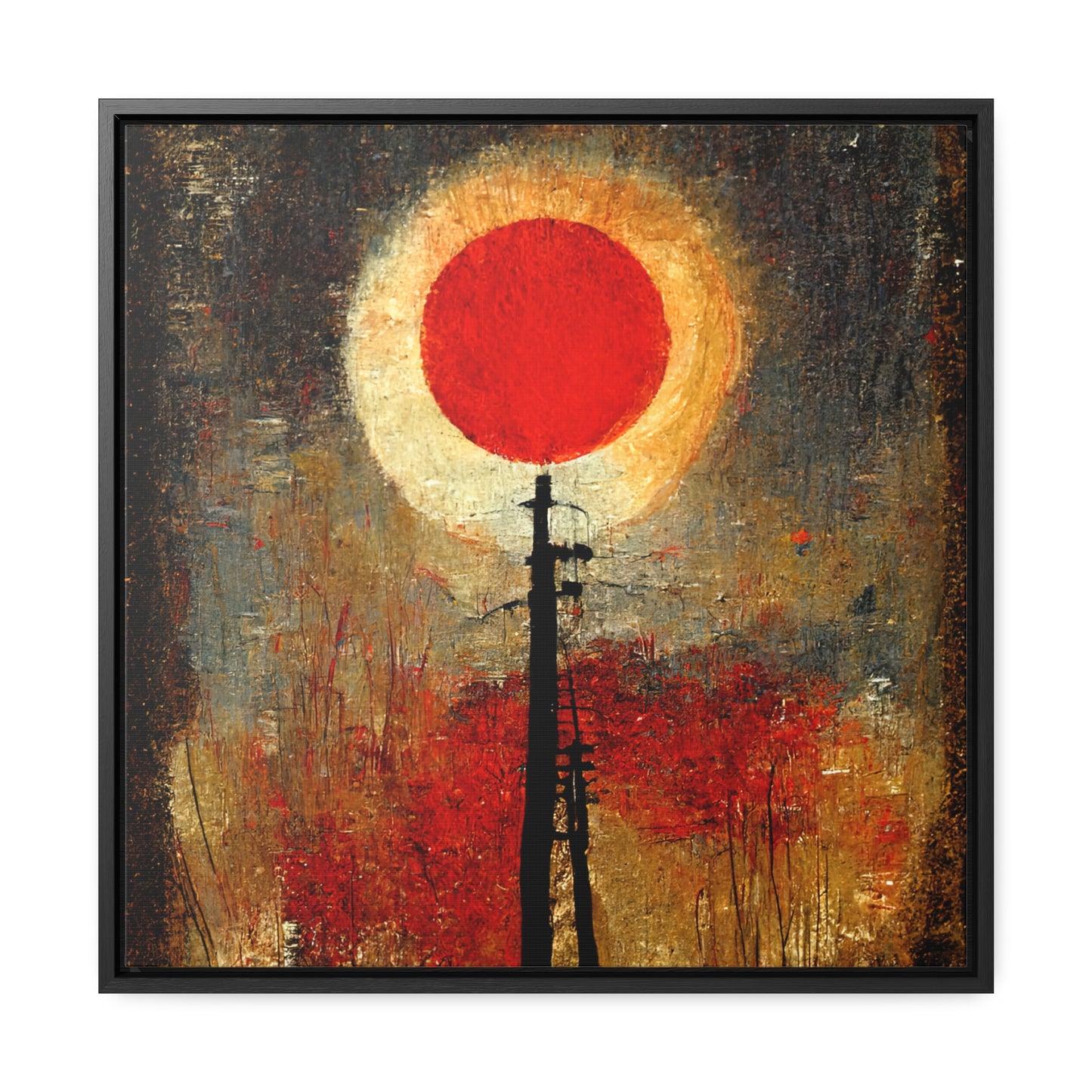 Land of the Sun 11, Valentinii, Gallery Canvas Wraps, Square Frame