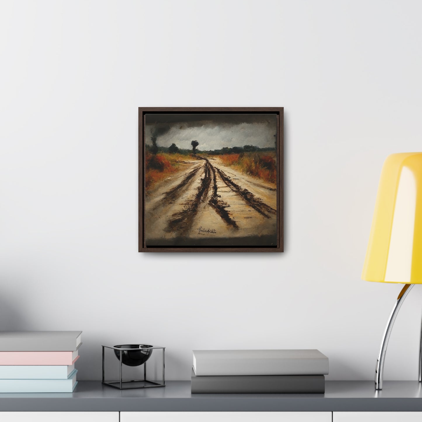 To the Rainy Land 9, Valentinii, Gallery Canvas Wraps, Square Frame