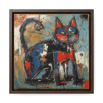 Cat 87, Gallery Canvas Wraps, Square Frame