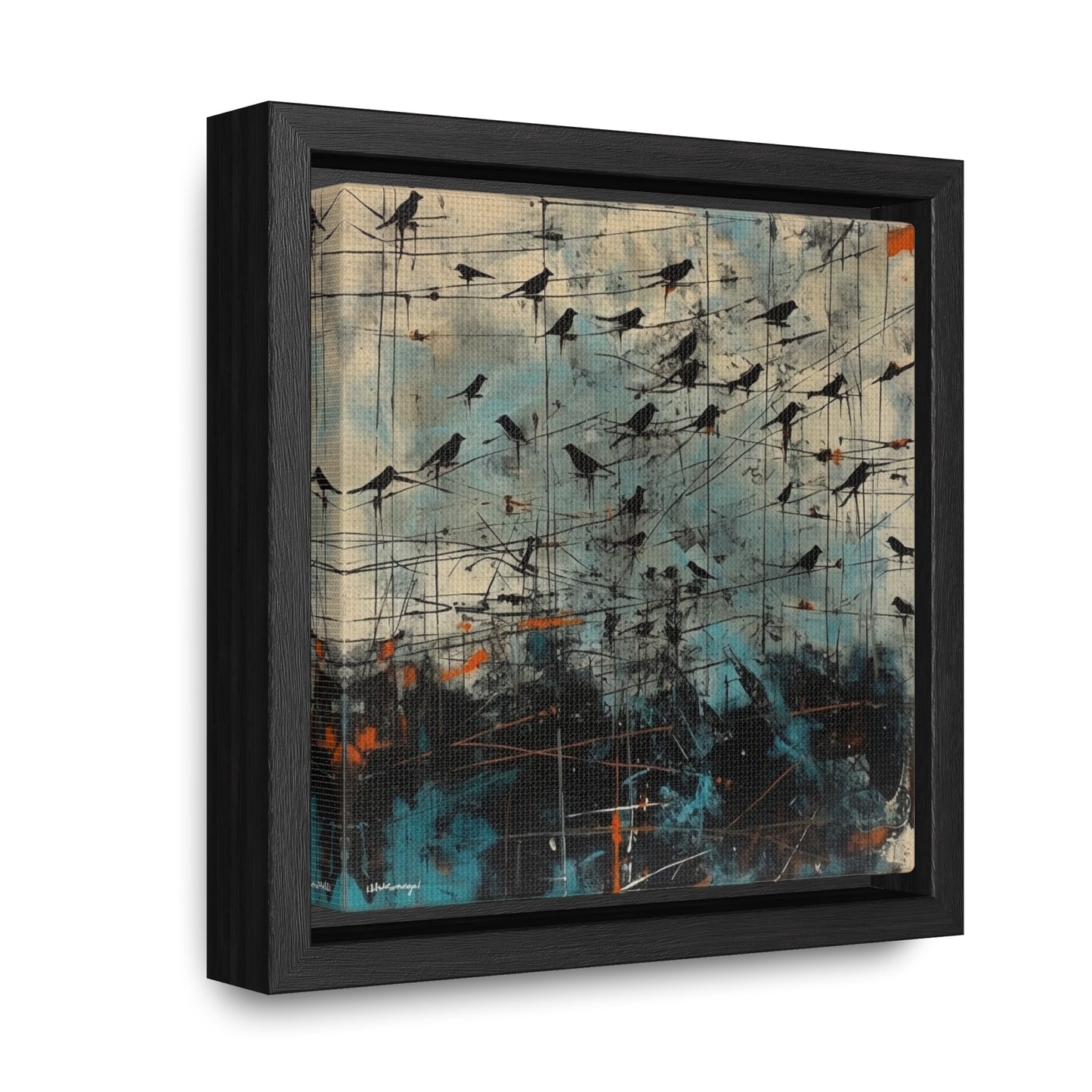 Bird 11, Gallery Canvas Wraps, Square Frame