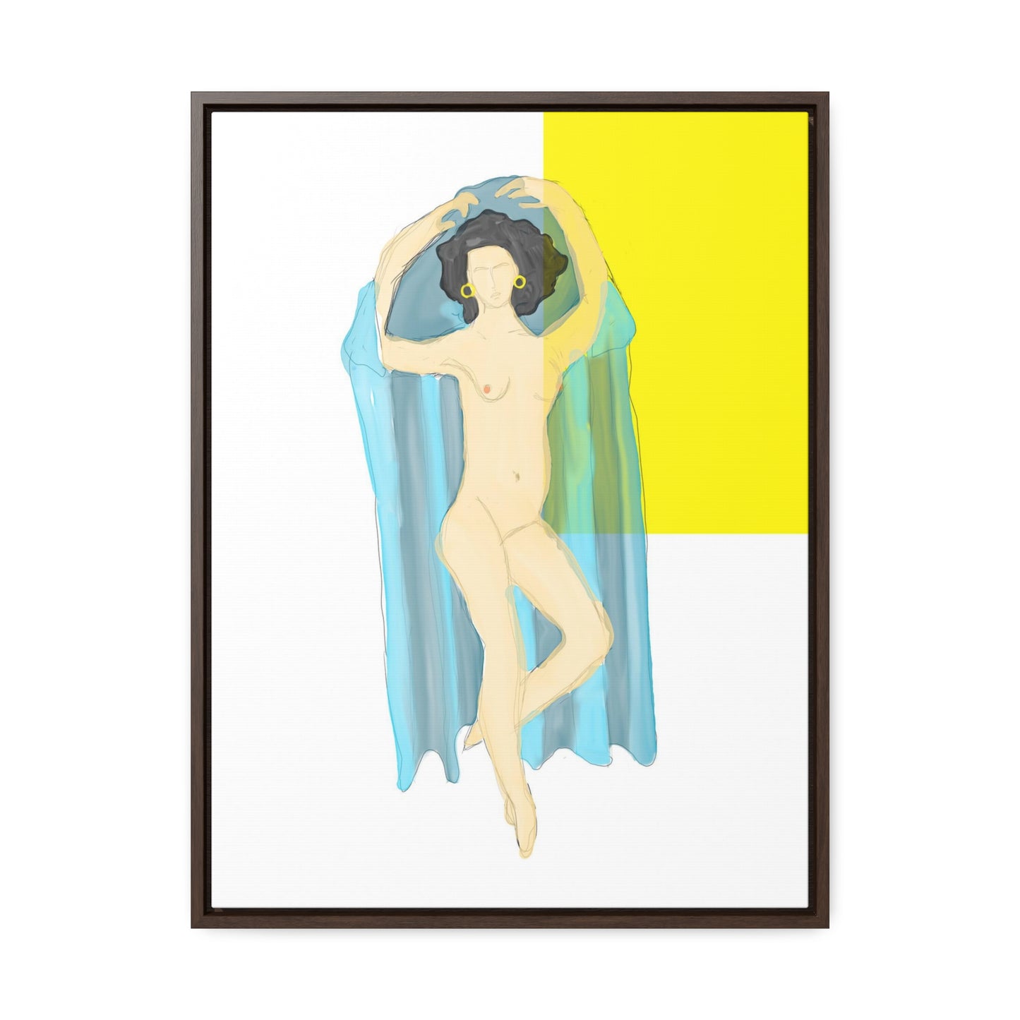 Dance in Nothingness, Original Eduard Pavel, Gallery Canvas Wraps, Vertical Frame