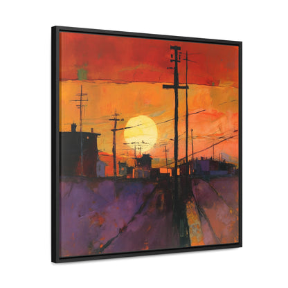 Land of the Sun 68, Valentinii, Gallery Canvas Wraps, Square Frame