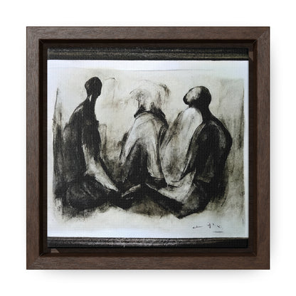 Palaeolithic Prayer 8, Valentinii, Gallery Canvas Wraps, Square Frame