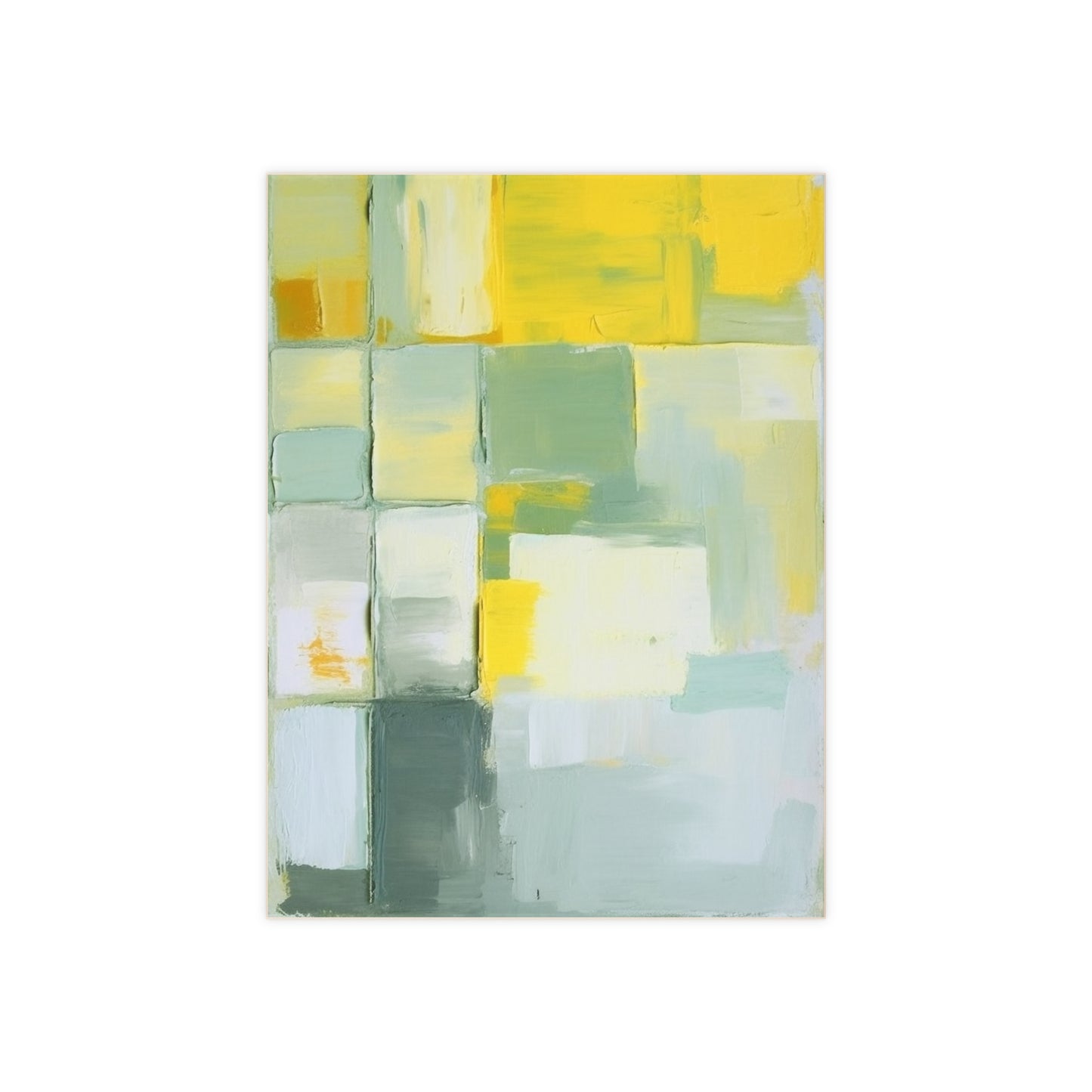 Yellow 9 , Ceramic Photo Tile