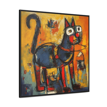 Cat 98, Gallery Canvas Wraps, Square Frame