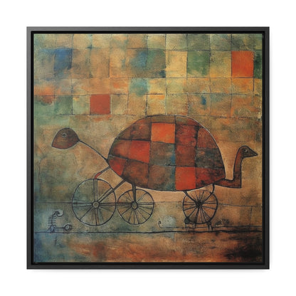 Turtle 8, Gallery Canvas Wraps, Square Frame