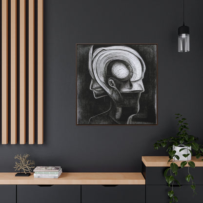 Brain 41, Valentinii, Gallery Canvas Wraps, Square Frame