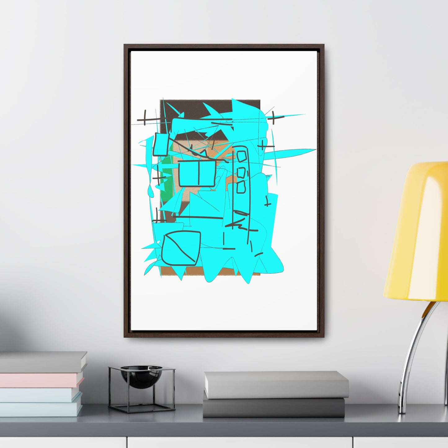 Naive City, Gallery Canvas Wraps, Vertical Frame