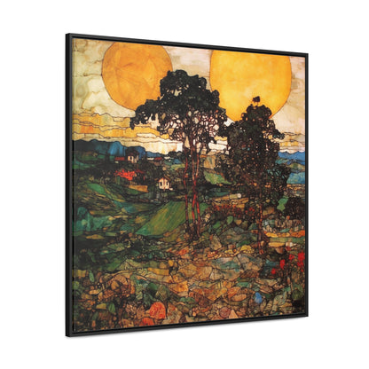 Land of the Sun 38, Gallery Canvas Wraps, Square Frame