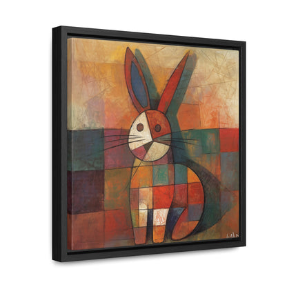 Rabbit 25, Gallery Canvas Wraps, Square Frame