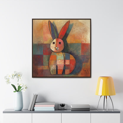 Rabbit 36, Gallery Canvas Wraps, Square Frame