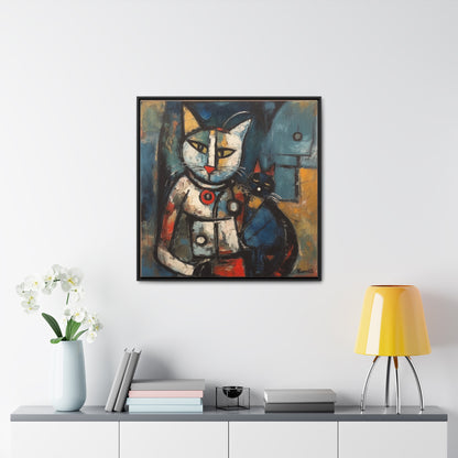 Cat 80, Gallery Canvas Wraps, Square Frame