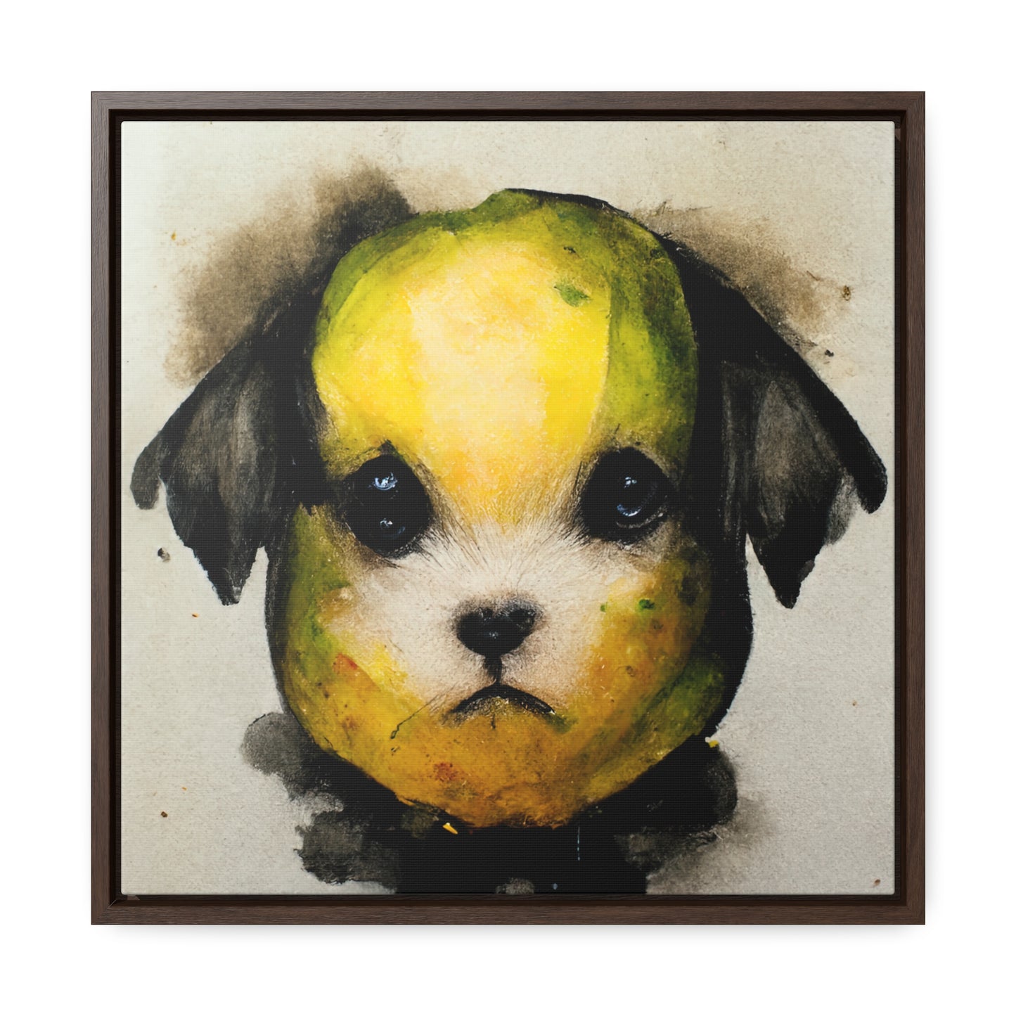 Dogs and Puppies 8, Valentinii, Gallery Canvas Wraps, Square Frame