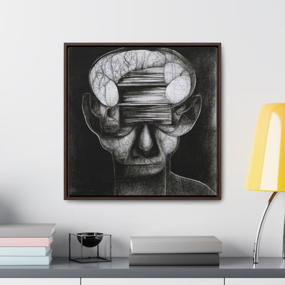 Brain 36, Valentinii, Gallery Canvas Wraps, Square Frame