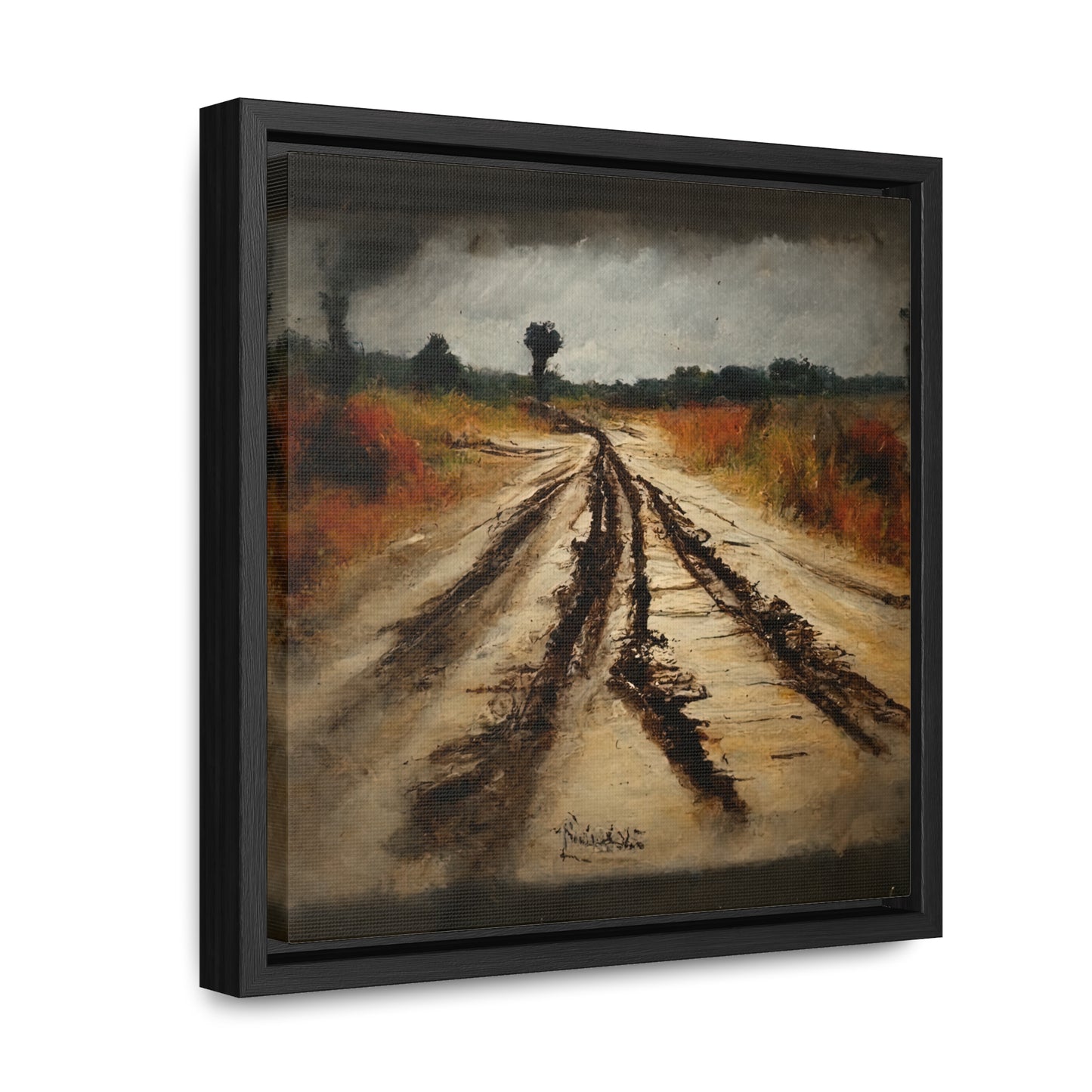 To the Rainy Land 9, Valentinii, Gallery Canvas Wraps, Square Frame