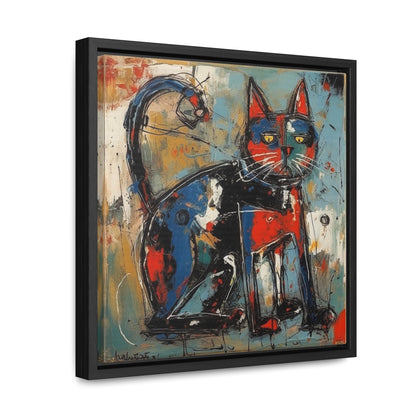 Cat 87, Gallery Canvas Wraps, Square Frame