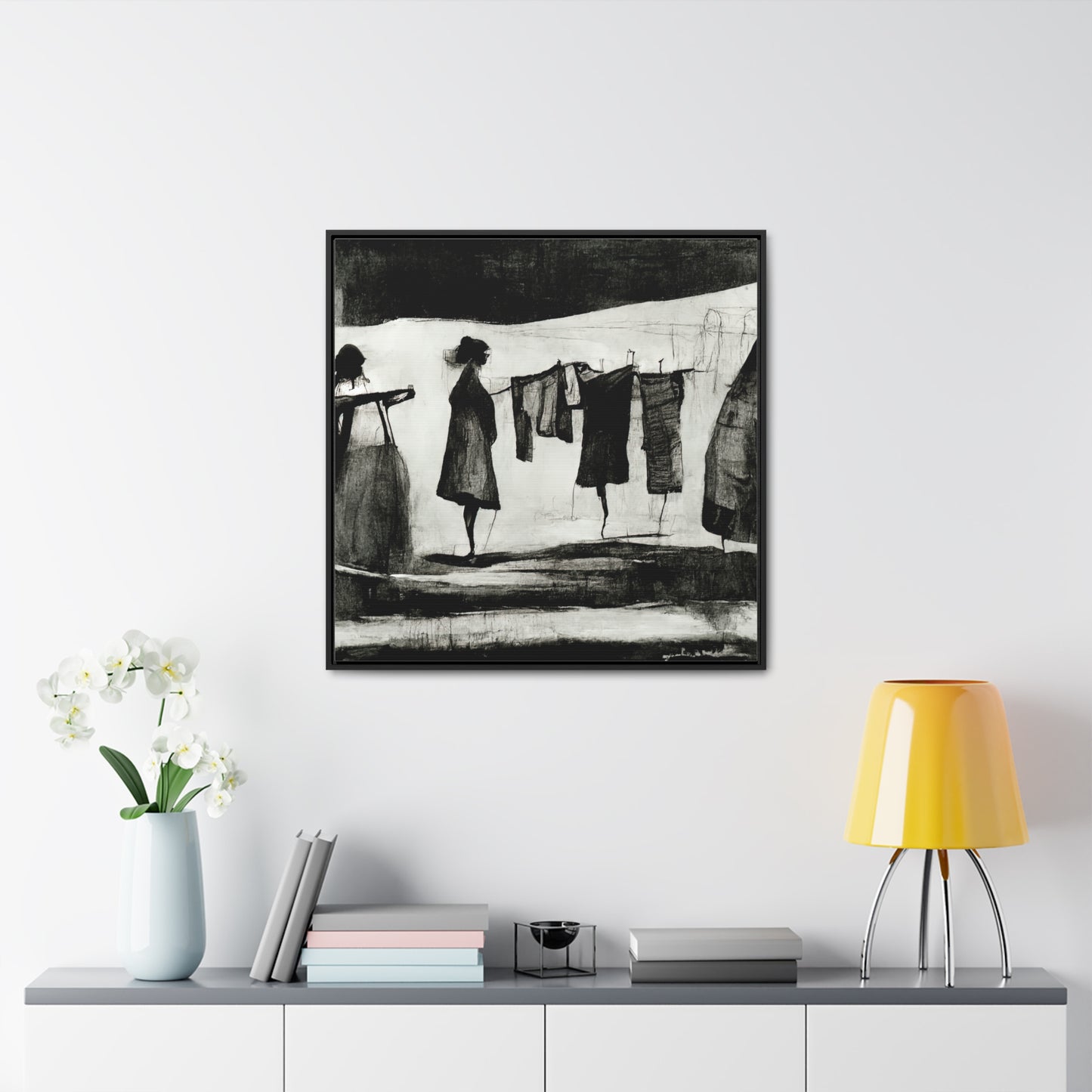 Domestic Memories 14, Valentinii, Gallery Canvas Wraps, Square Frame