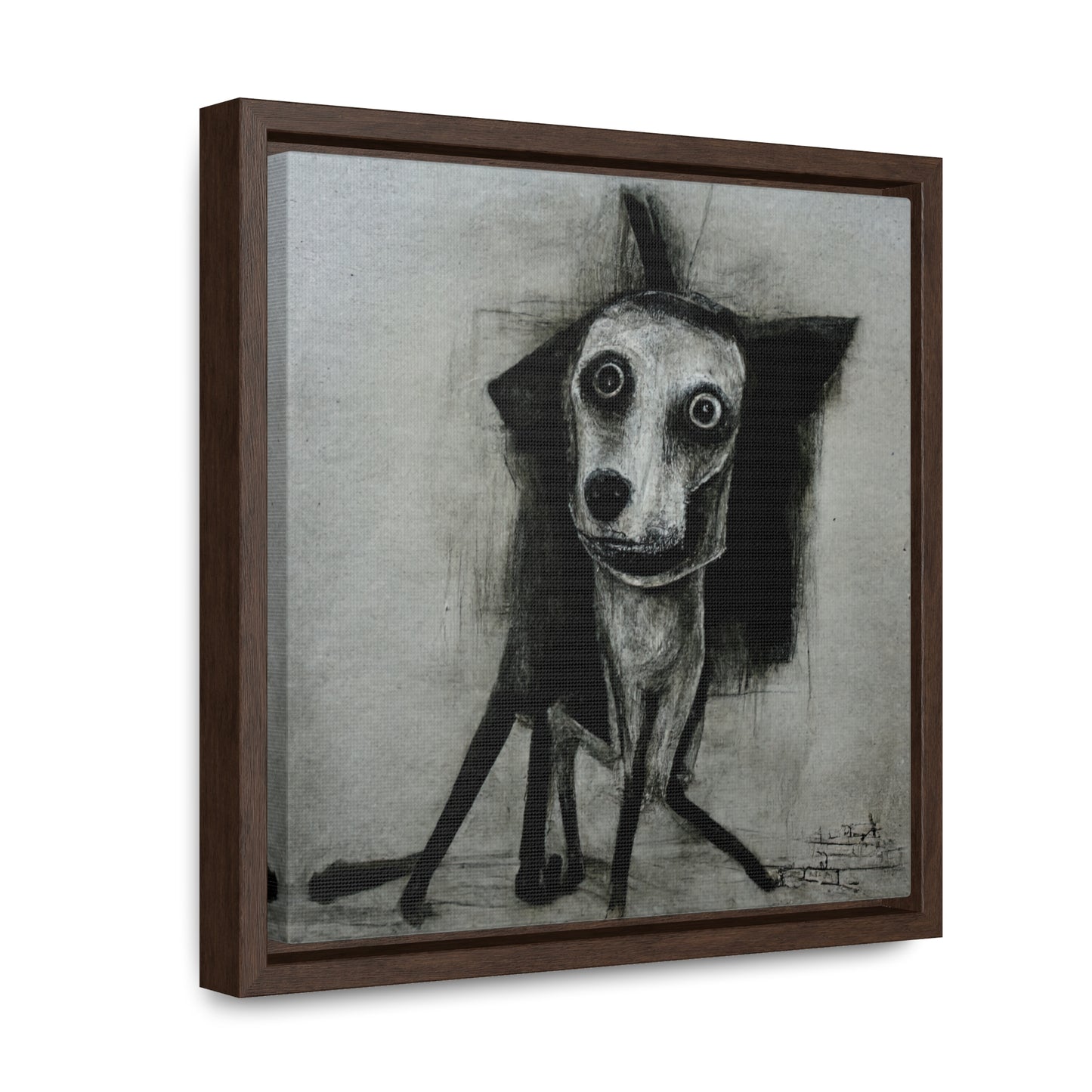 Dogs and Puppies 14, Valentinii, Gallery Canvas Wraps, Square Frame