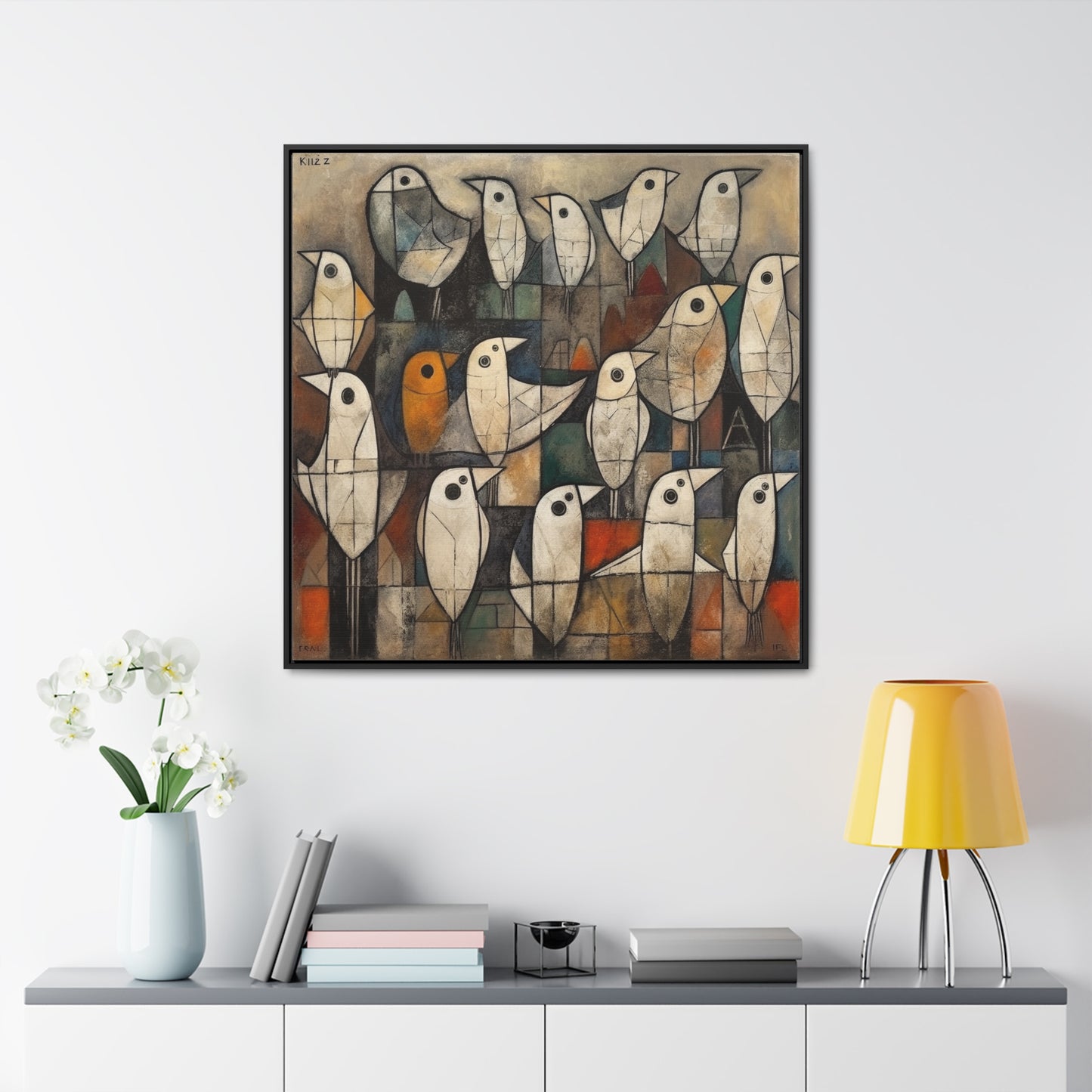 Bird 31, Gallery Canvas Wraps, Square Frame