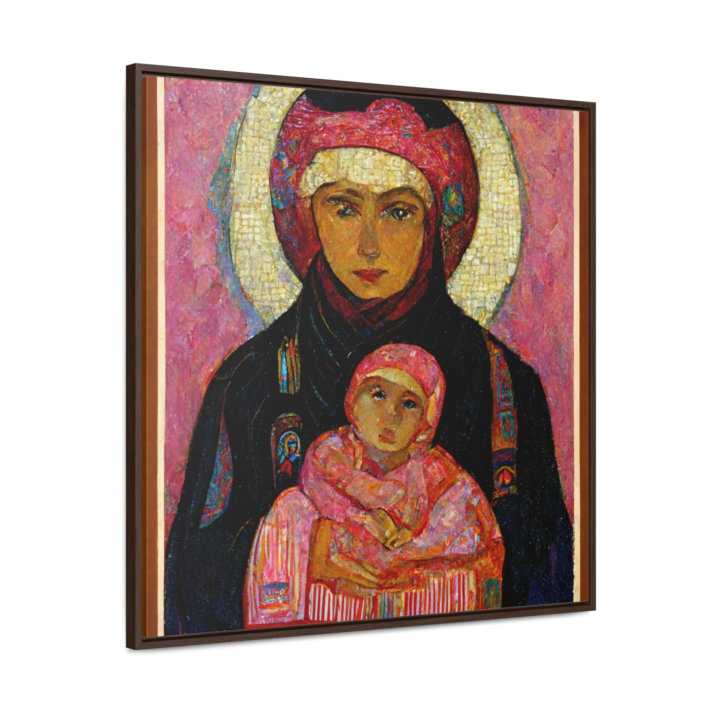 Mary and the Child 14, Valentinii, Gallery Canvas Wraps, Square Frame