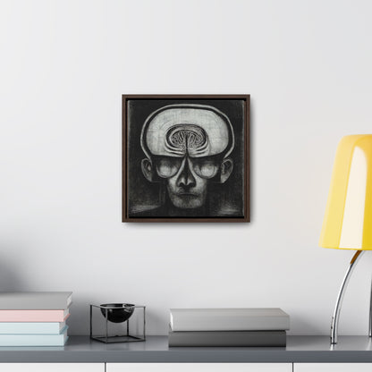 Brain 50, Valentinii, Gallery Canvas Wraps, Square Frame