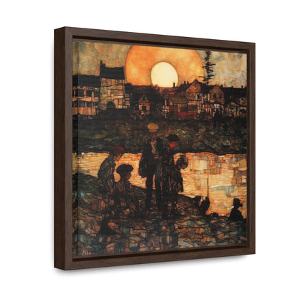 Land of the Sun 40, Valentinii, Gallery Canvas Wraps, Square Frame