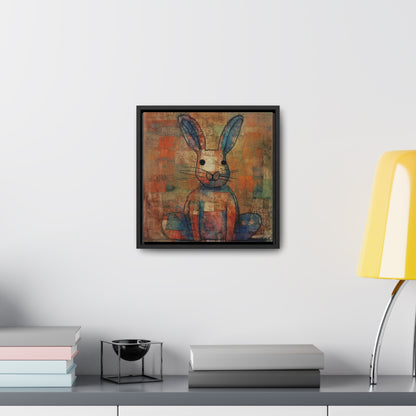 Rabbit 24, Gallery Canvas Wraps, Square Frame