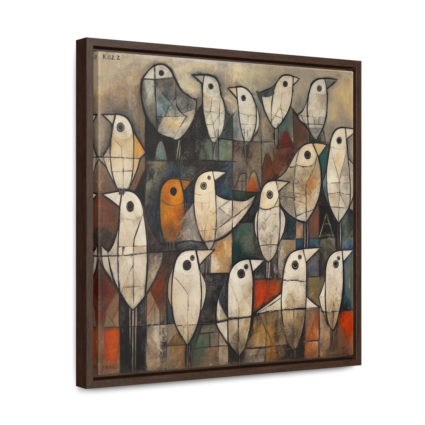 Bird 31, Gallery Canvas Wraps, Square Frame